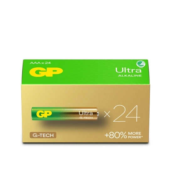 GP Ultra Alkalisk batteri 1,5v AA 24pk