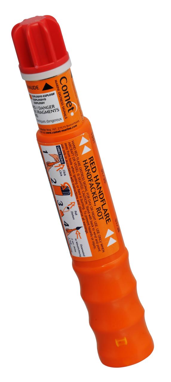 Nødbluss håndholdt rød Solas 74 godkjent | Comet