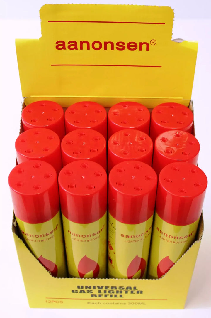 Lightergass med 5 adapterhoder 300ml. - Gassbrennere til matlagning