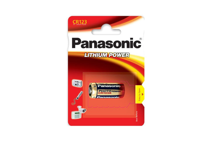 PANASONIC CR 123A LITHIUM 3V BATTERI - Generelle batterier