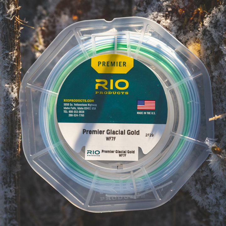 Premier Glacial Gold Fly Line Fluesnøre | RIO
