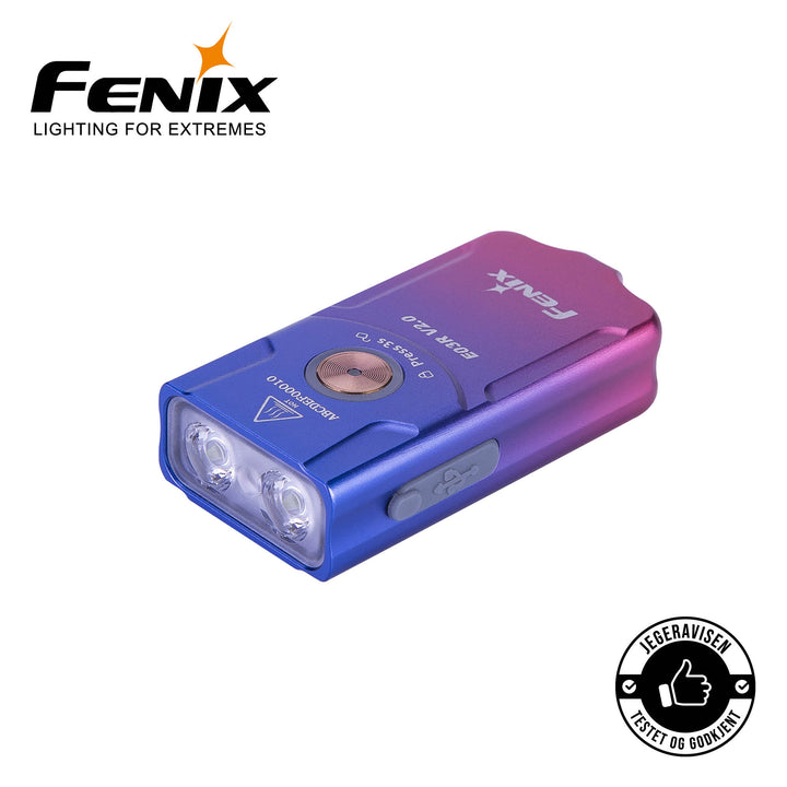 FENIX E03R V2 MINILYKT 500LM NØKKELRING