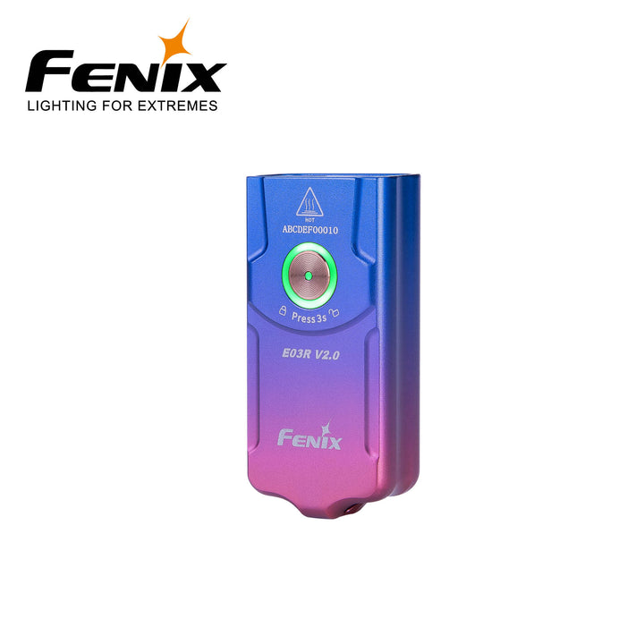 FENIX E03R V2 MINILYKT 500LM NØKKELRING