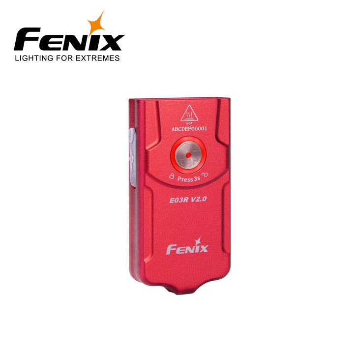 FENIX E03R V2 MINILYKT 500LM NØKKELRING