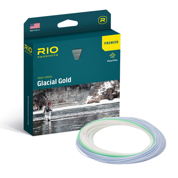 Premier Glacial Gold Fly Line Fluesnøre | RIO