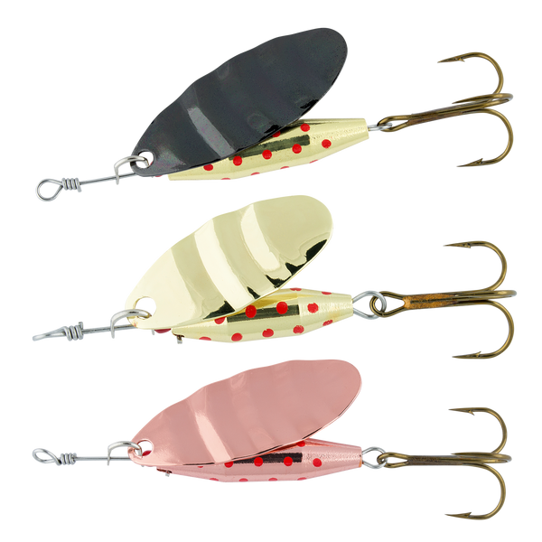 Abu Garcia | 3 Pack Reflex spinner Artic - Flue.no - Spinnersluk