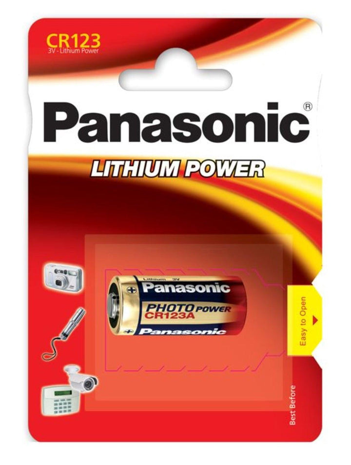 PANASONIC CR 123A LITHIUM 3V BATTERI - Generelle batterier