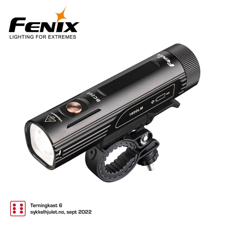FENIX SYKKELLYKT BC26R - Flue.no - Lommelykter