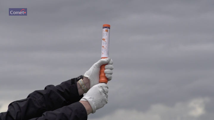 Nødrakett med fallskjerm Solas 74 godkjent | Comet