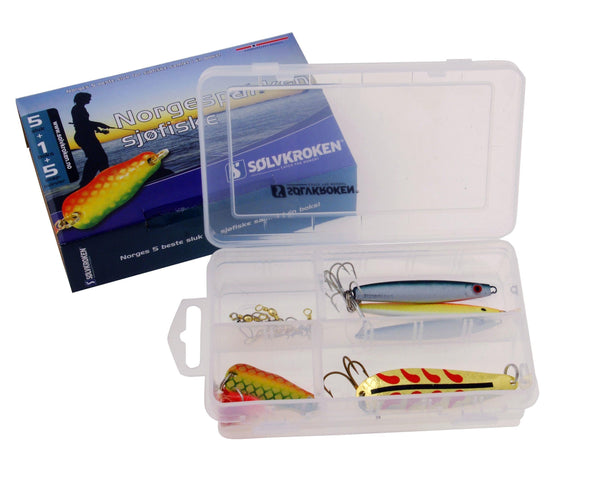 Norgespakken sluksett | Sjøfiske - Flue.no - Fiskeagn og -sluker