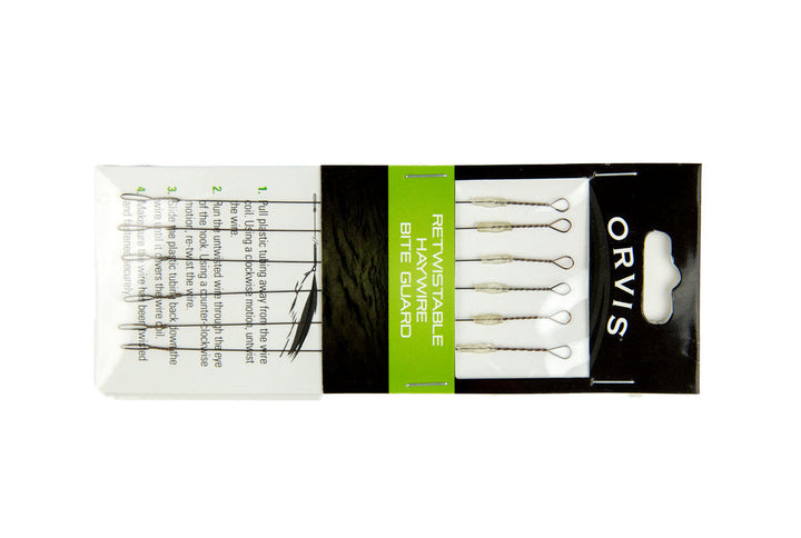 ORVIS PREDATOR - HAYWIRE BITE GUARD -FLUE GJEDDEFORTOM 6PK - Flue.no - Fiskesener og -liner