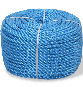 Tau pp Splitt 4mm 40m kv Blå - Tau