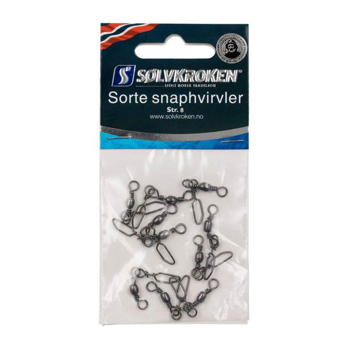 Snapphvirvler Sort - Ferskvann A 10 | Sølvkroken - Flue.no - Fiskeutstyr
