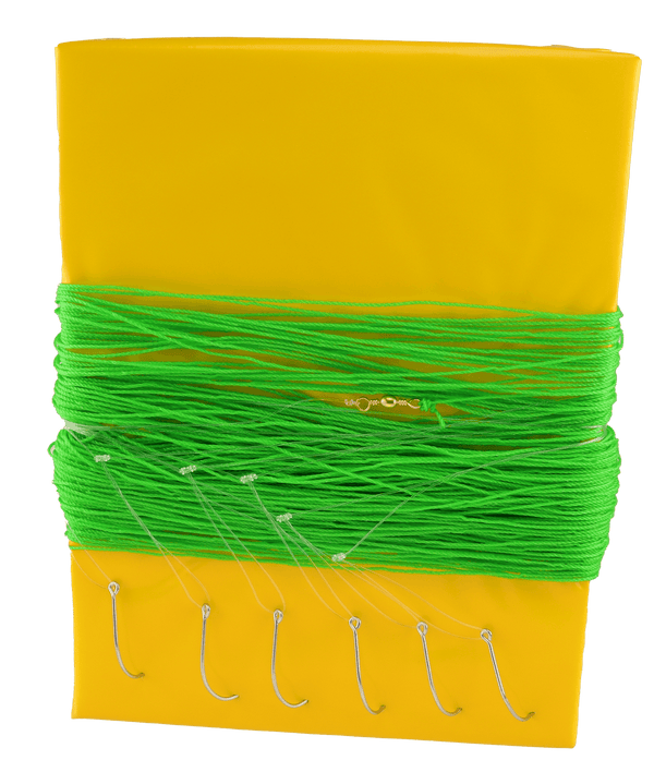 Sniksnøre 100m, 6 krok 4/0, 2mm - Flue.no - Fiskeutstyr