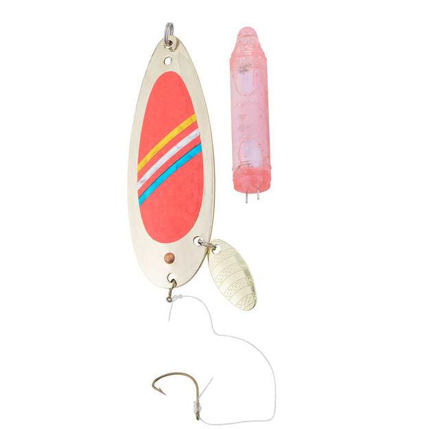 Trønderblink 85mm Inkl Led Blink | Sølvkroken - Flue.no - Fiskeagn og -sluker