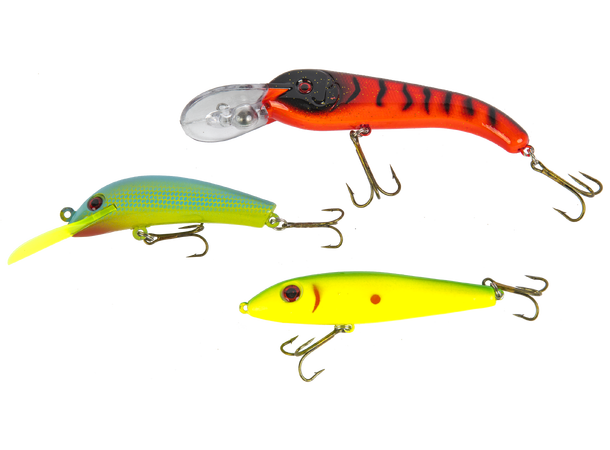 Wobblersett - 3pk | Osean - Flue.no - Fiskeagn og -sluker