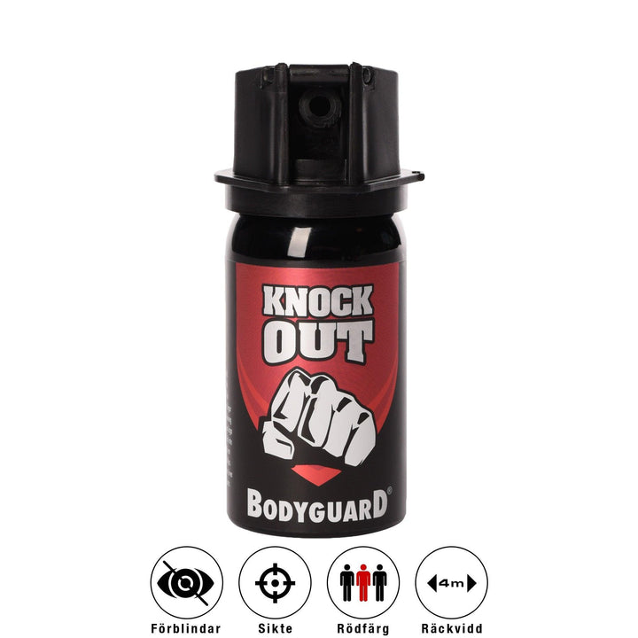 Bodyguard Knock Out | selvforsvarsspray - Fangstmann.no - Pepperspray