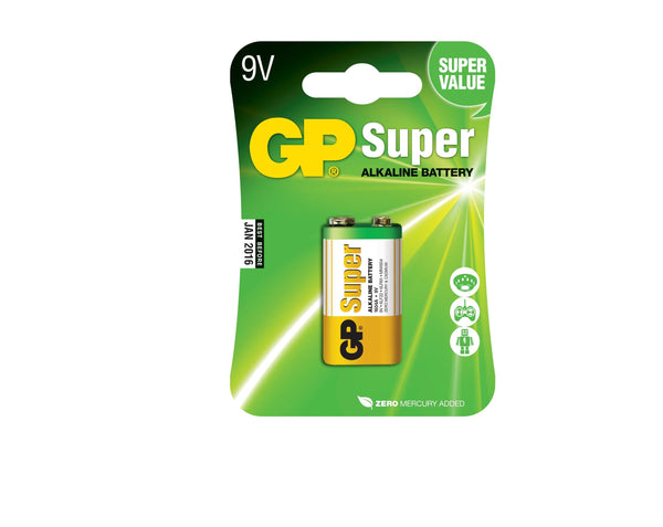 GP Super Batteri 6LF22 9V - Fangstmann.no - Generelle batterier