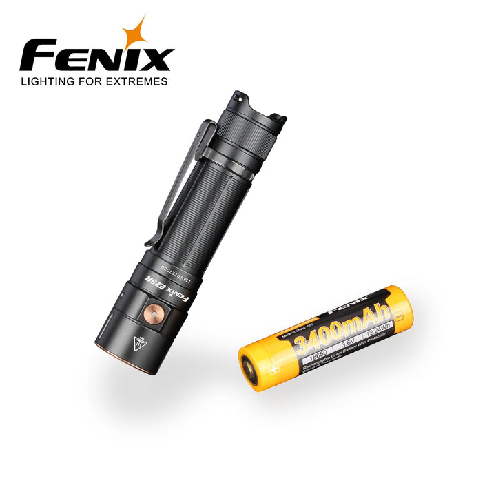 FENIX E28R LED LYKT 1500 LM M.BATTERI USB-C - Fangstmann.no - 