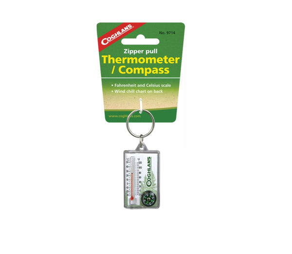 Termometer & Kompass | Nøkkelring - Fangstmann.no - Leve ute