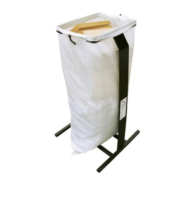 Tettvevd sekk - 25 kg - Fangstmann.no - Tilbehør for vedstativer og -bærere